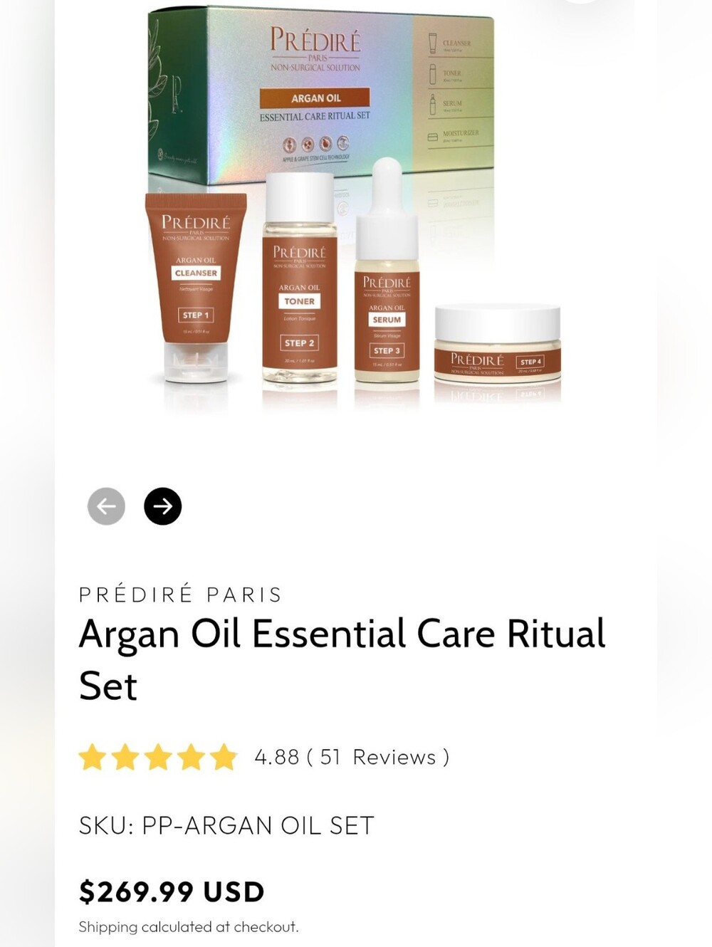 Predire: Argan Care Set